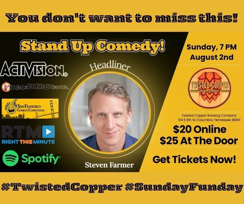 Flyer for w/ Steven Farmer