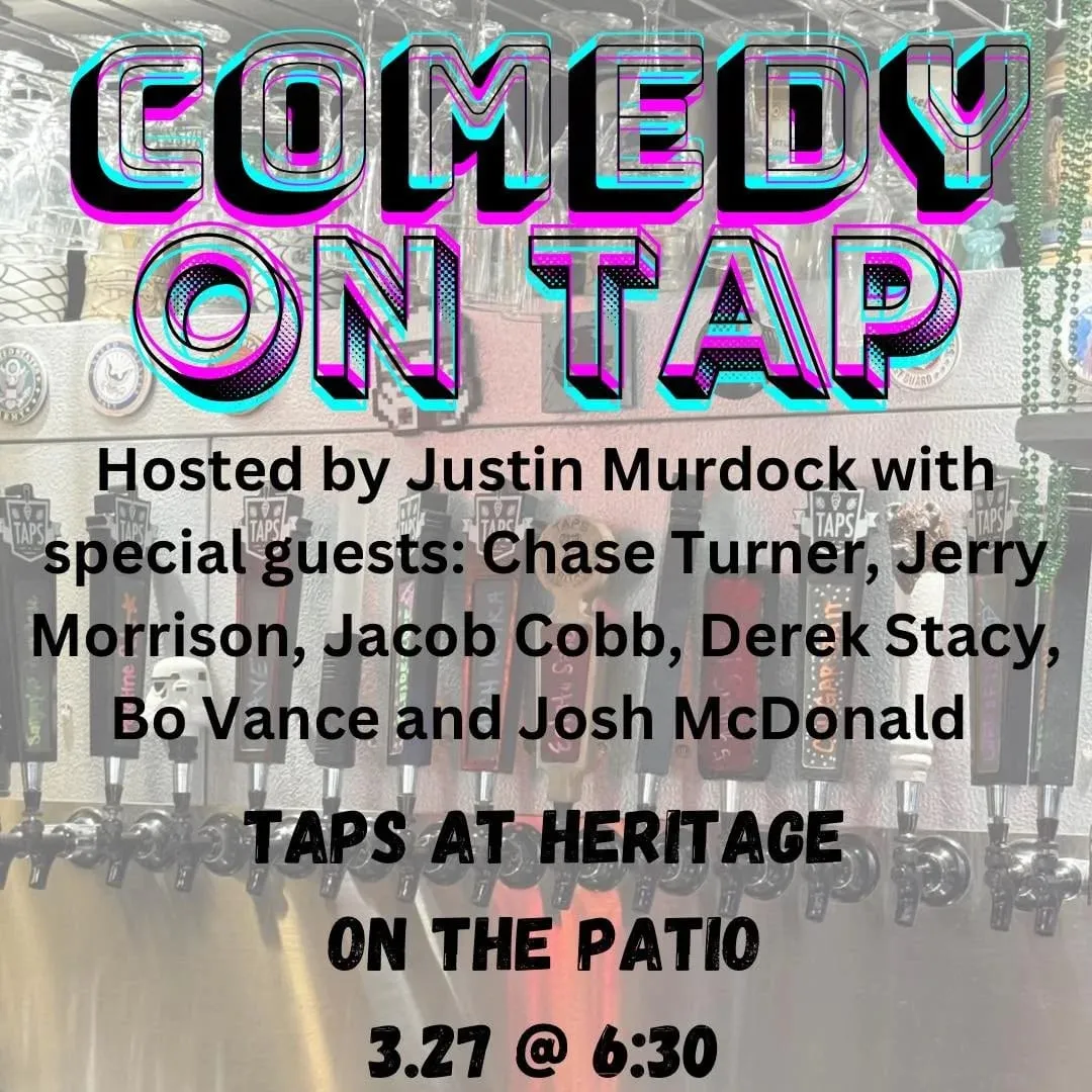 Flyer for Comedy on Tap