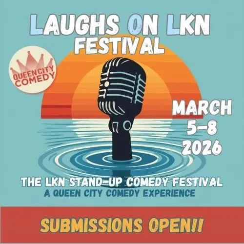 Flyer for Laughs at LKN Fest - Set 2