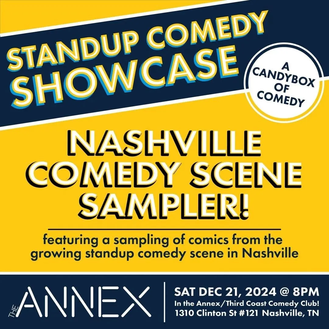 Flyer for Nashville Comedy Scene Sampler