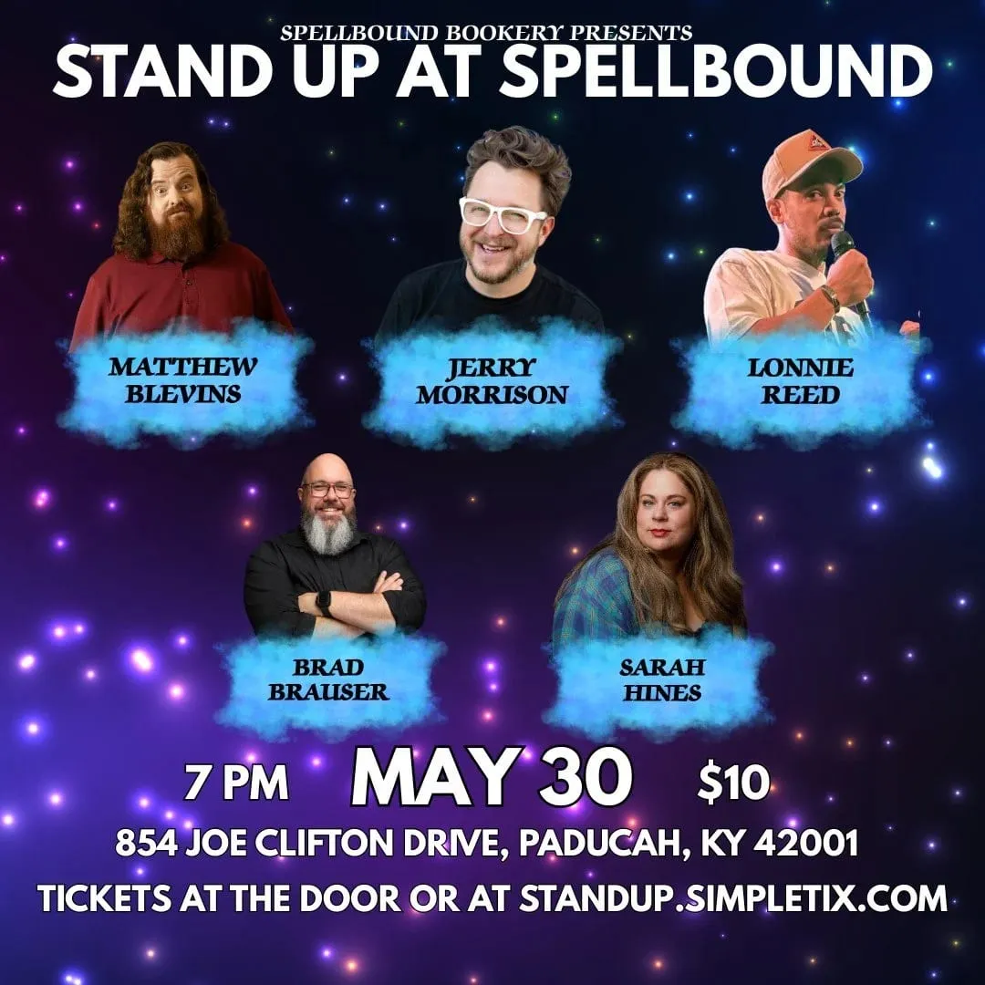 Flyer for Stand Up at Spellbound