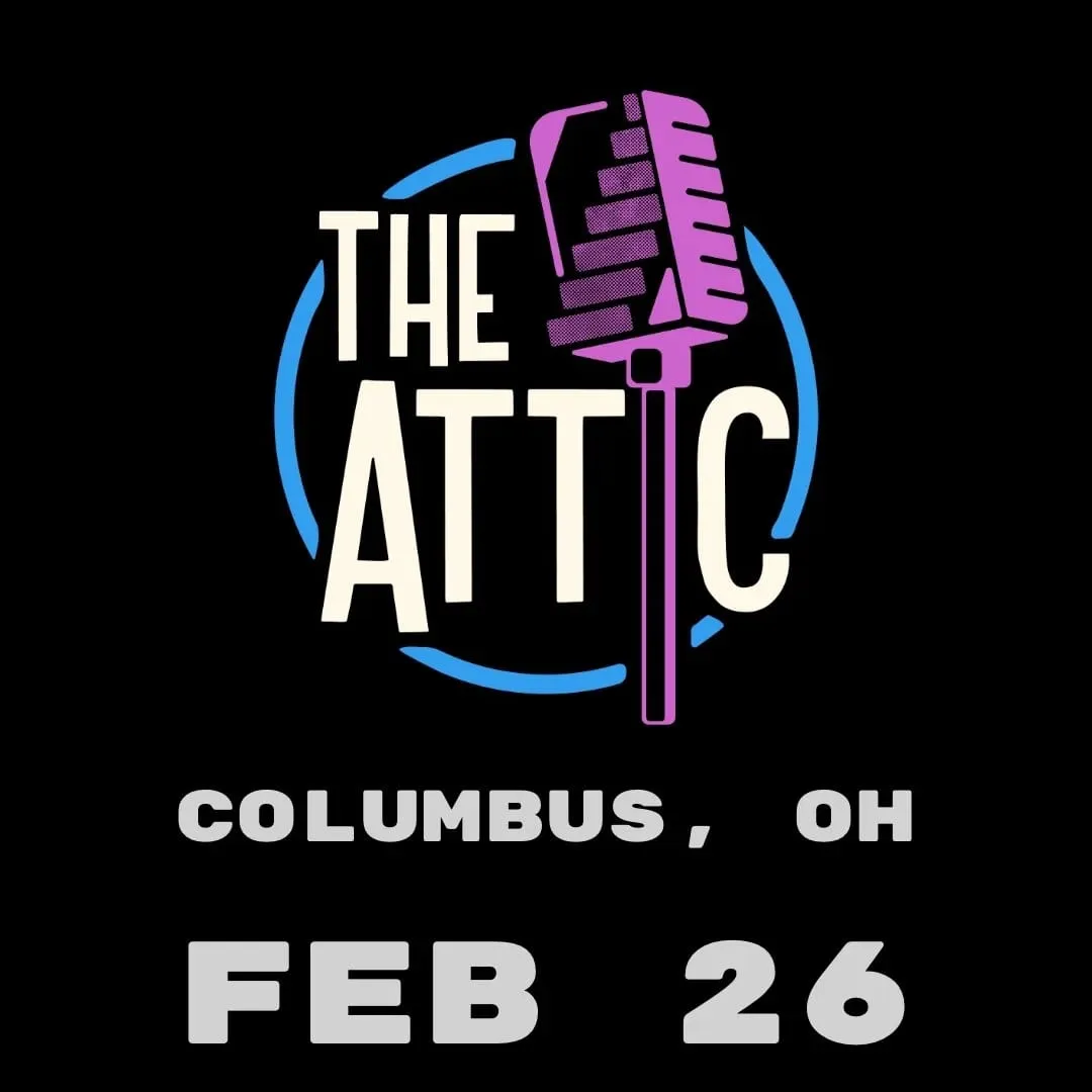Flyer for The Attic Comedy Club